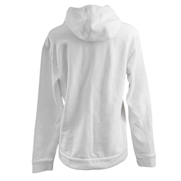 Adidas White Logo Hoodie - Picture 7 of 9